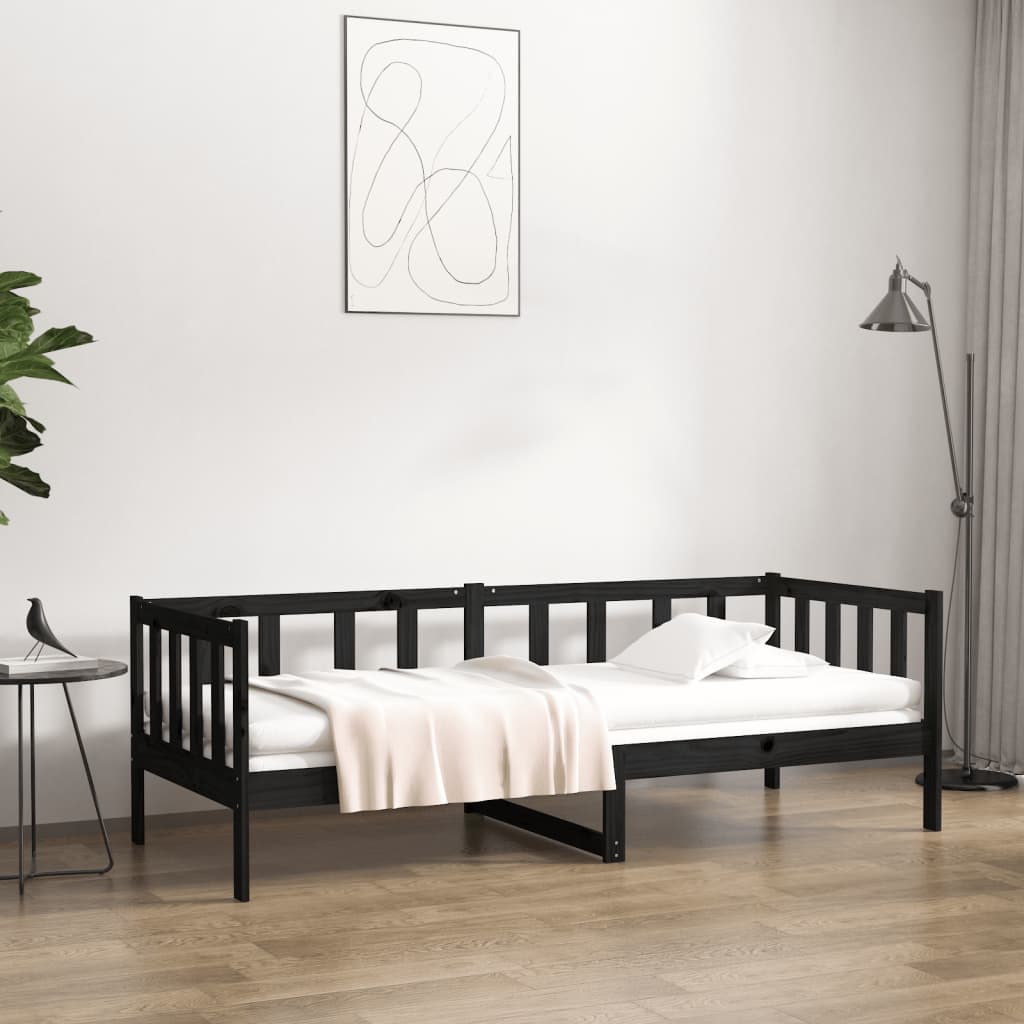 Day Bed Without Mattress Solid Wood Pine 90X200Cm