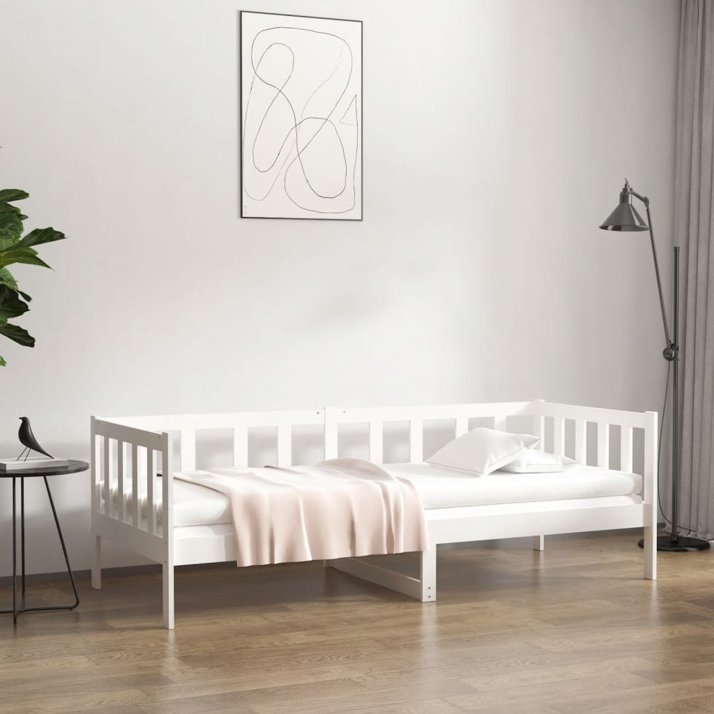 Day Bed Without Mattress Solid Wood Pine 90X200Cm