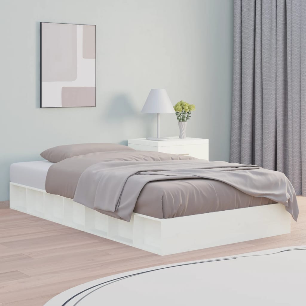 Bed Frame Without Mattress Single Single Solid Wood