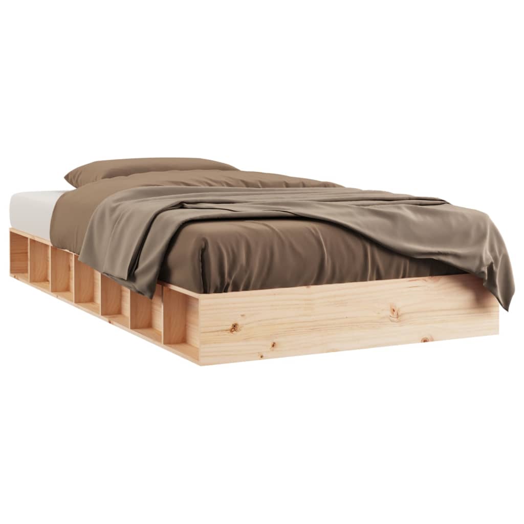 Bed Frame Without Mattress Single Single Solid Wood