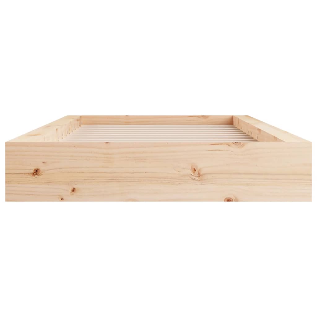 Bed Frame Without Mattress Single Single Solid Wood