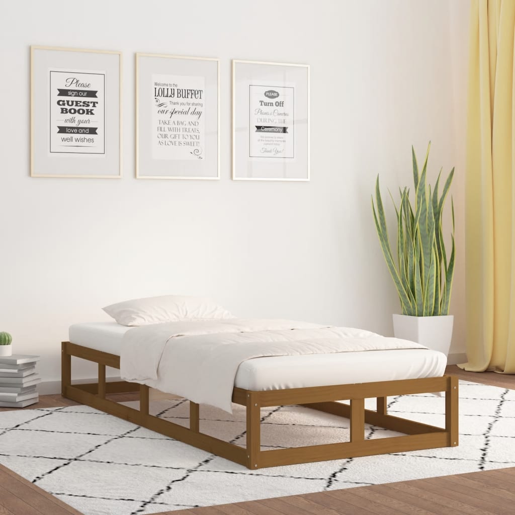 Bed Frame Without Mattress Solid Wood