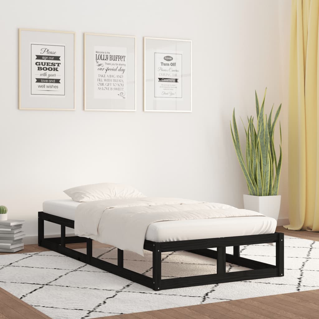 Bed Frame Without Mattress Solid Wood