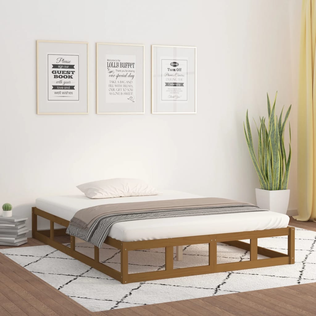 Bed Frame Without Mattress Solid Wood