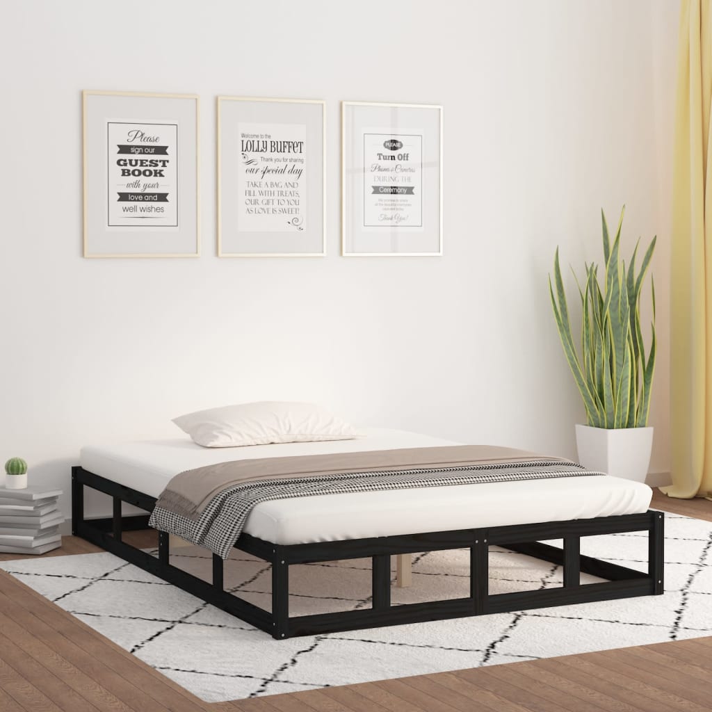 Bed Frame Without Mattress Solid Wood
