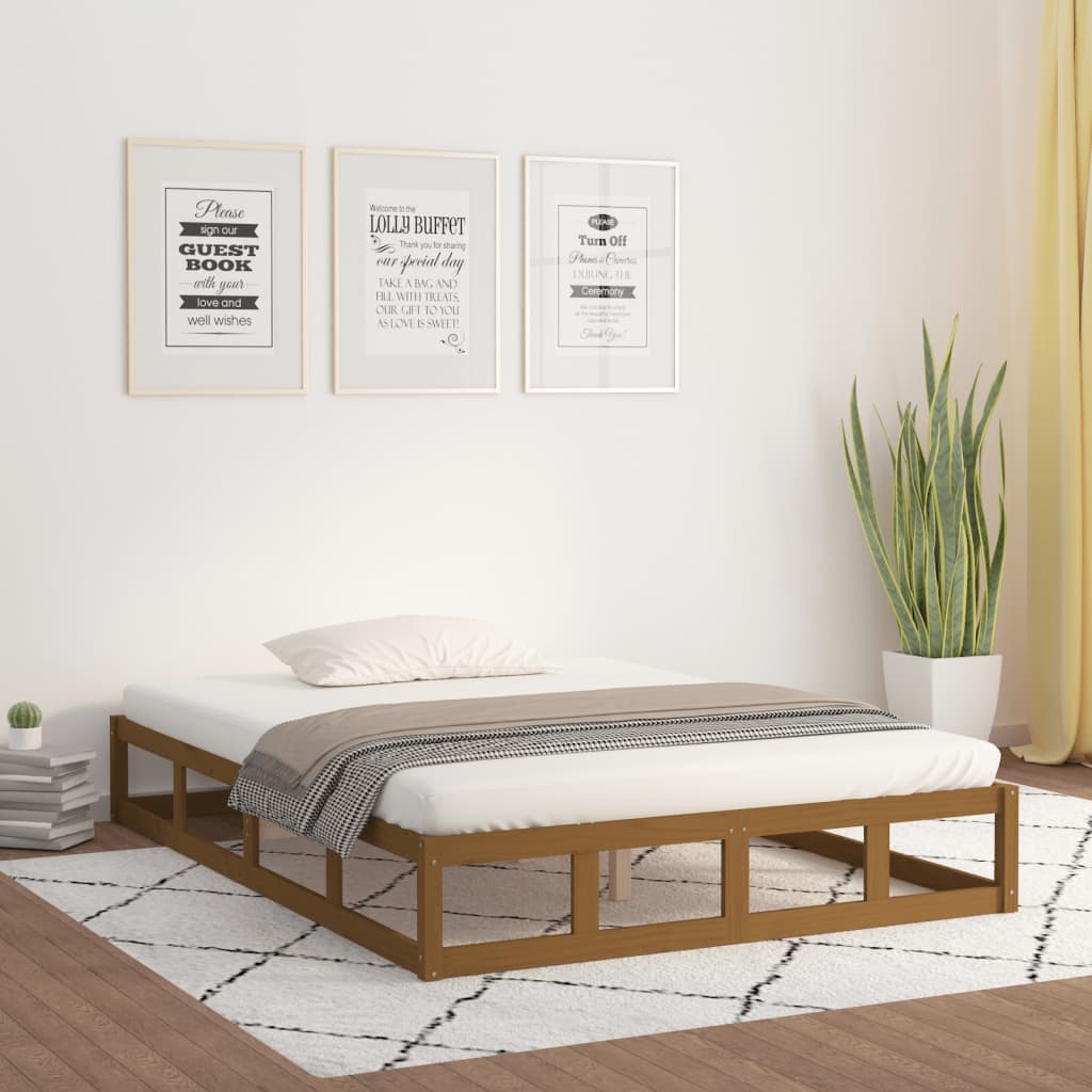 Bed Frame Without Mattress Solid Wood