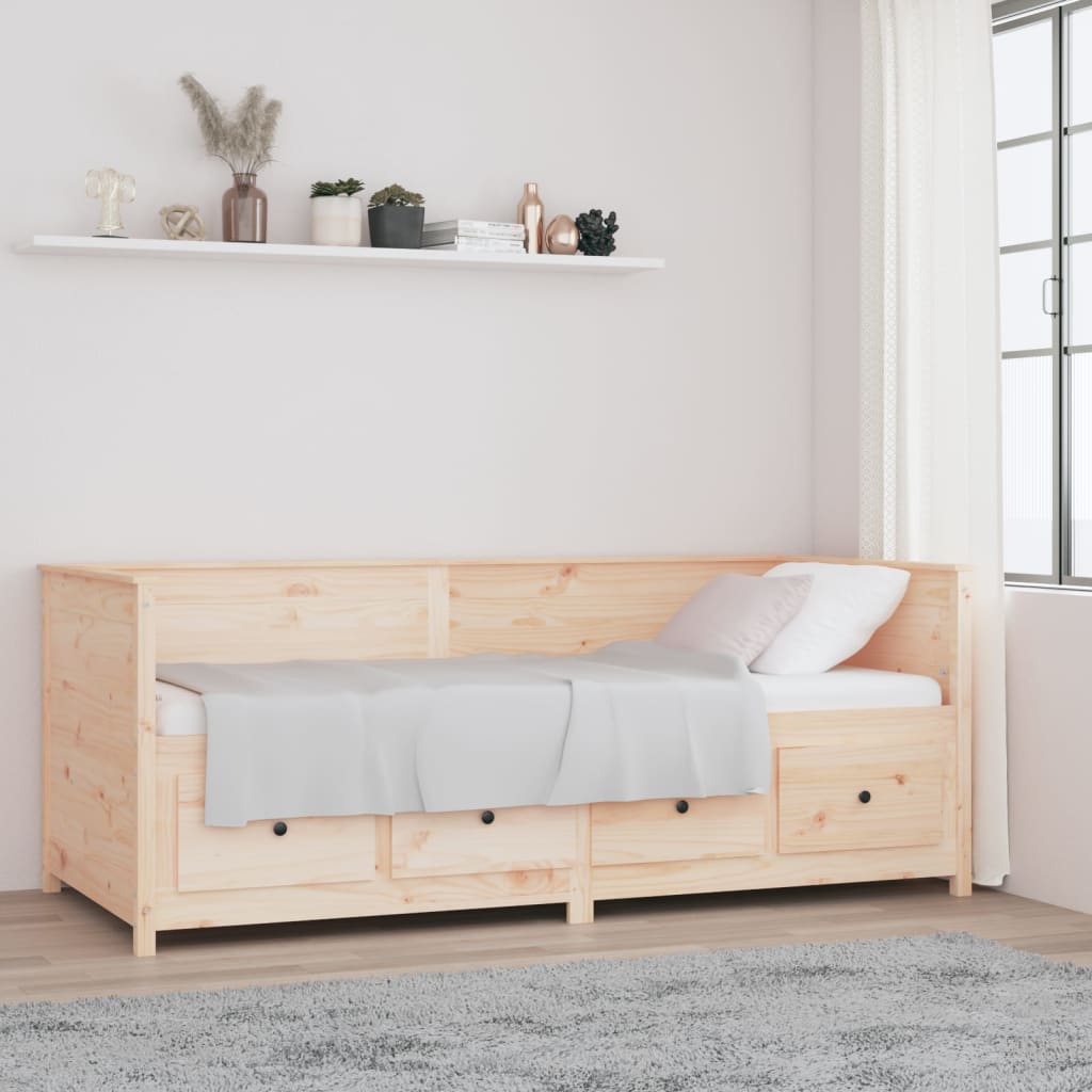 Day Bed Without Mattress Solid Wood Pine