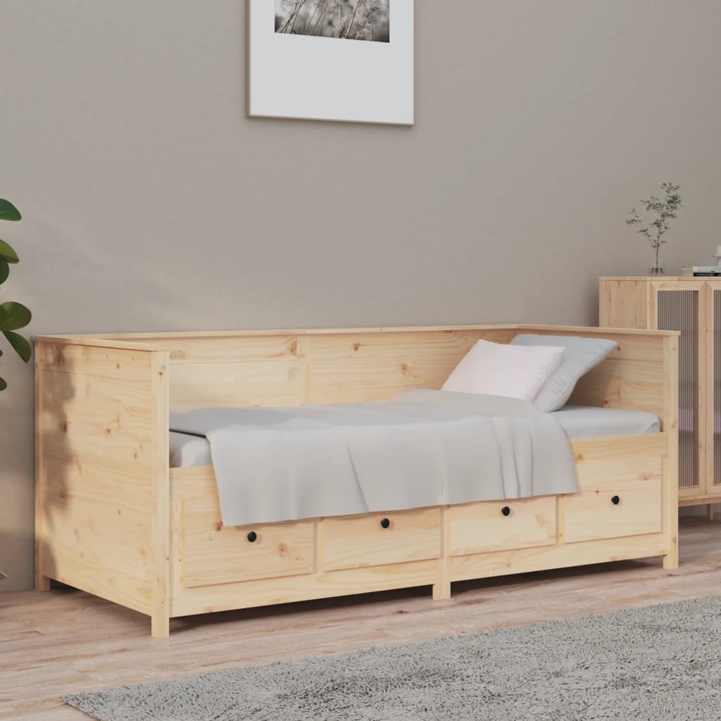 Day Bed Without Mattress Solid Wood Pine