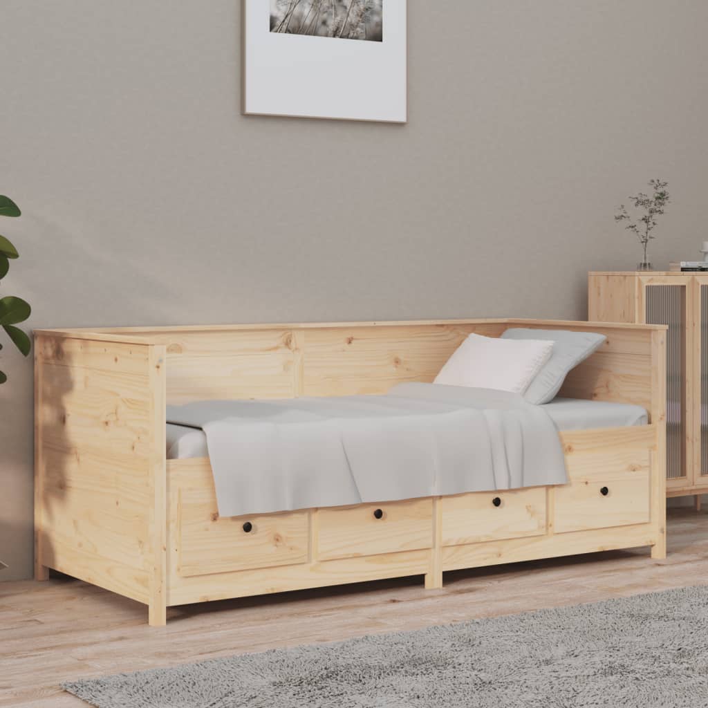 Day Bed Without Mattress Solid Wood Pine