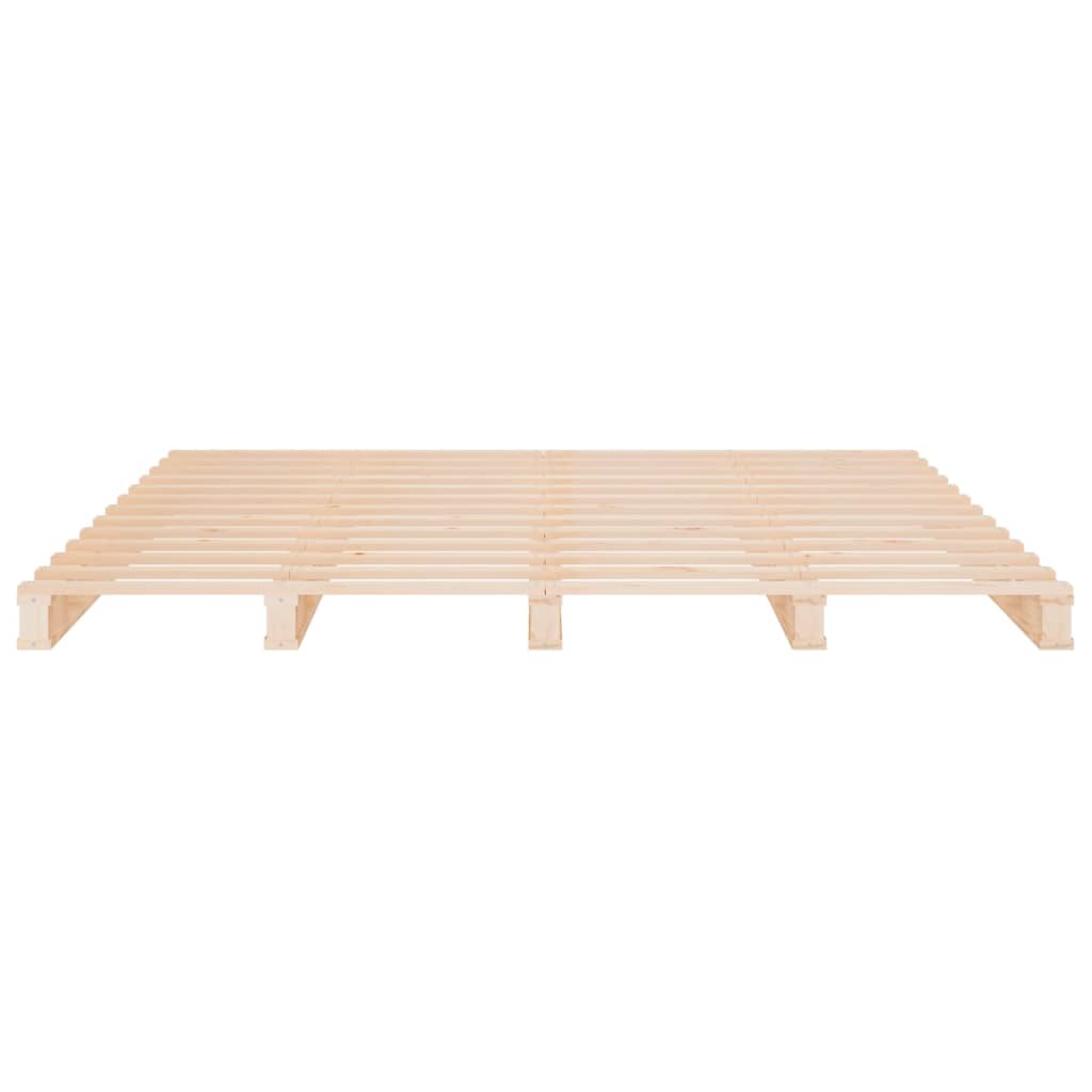 Pallet Bed Without Mattress Super King Size Solid Wood