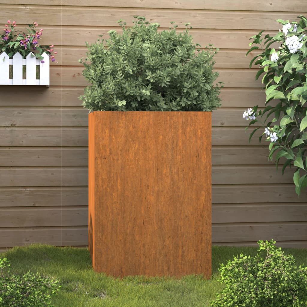 Planters 2 Pcs Corten Steel