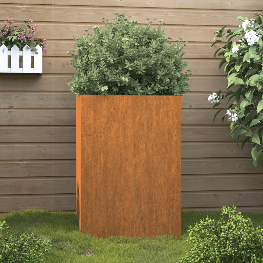 Planters 2 Pcs Corten Steel