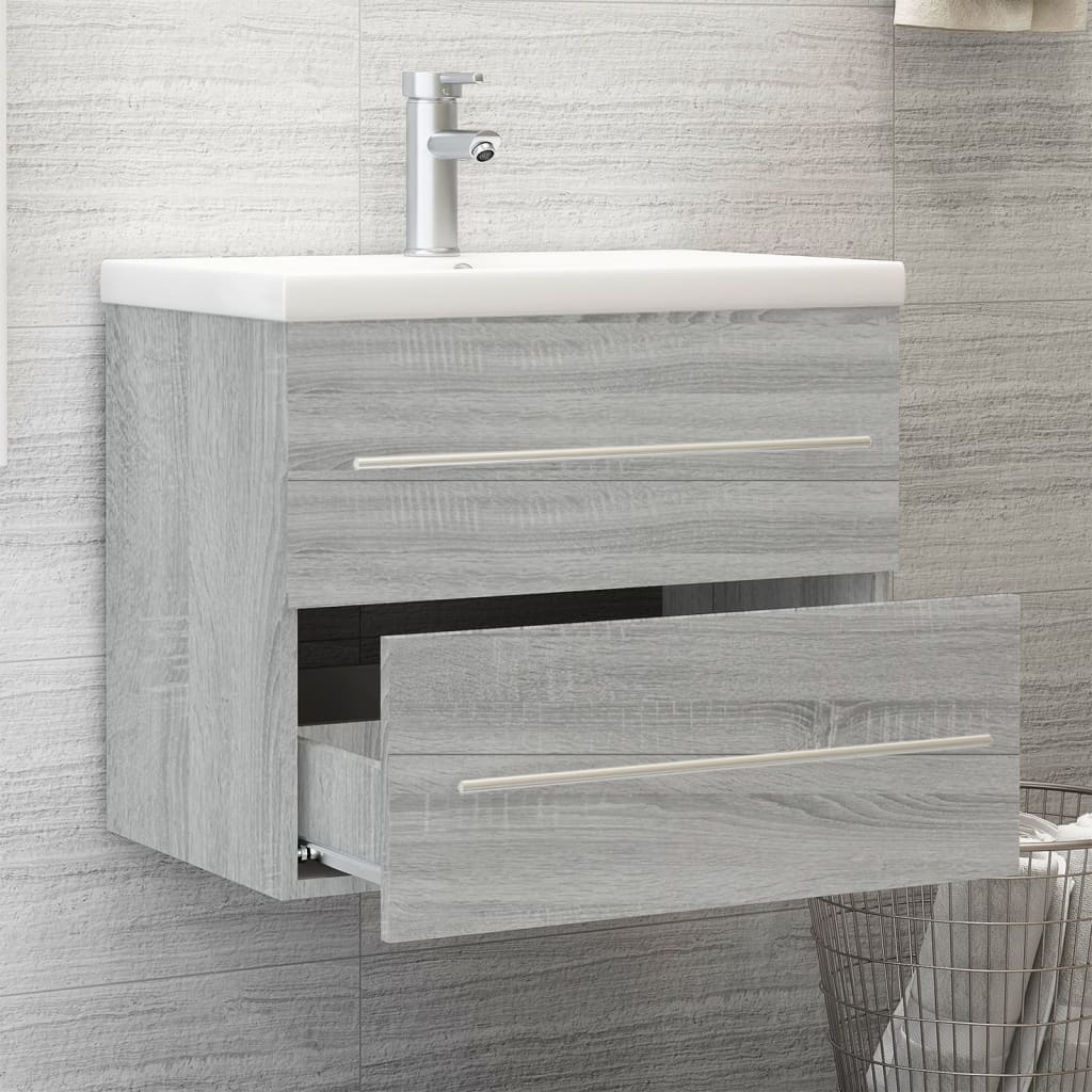 Sink Cabinet With Built-In Basin Engineered Wood