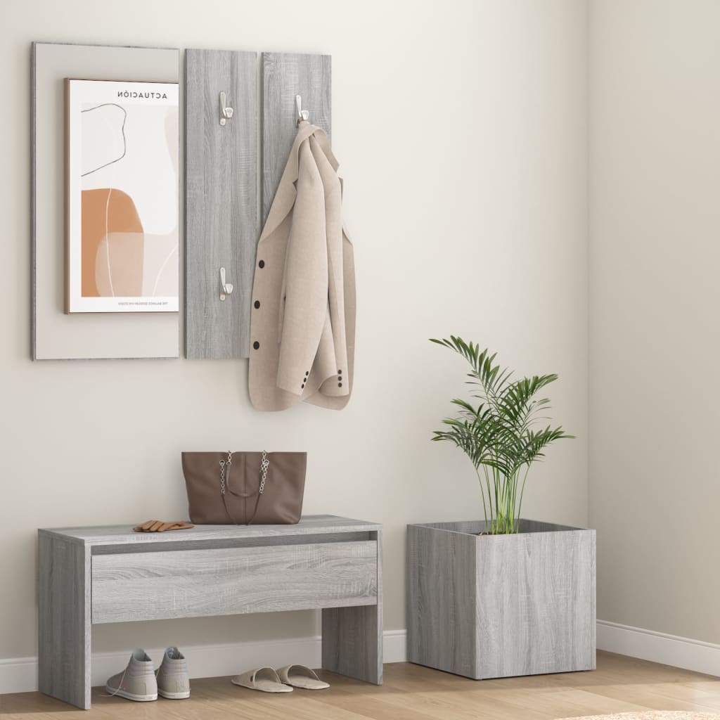 Hallway Furniture Set Engineered Wood