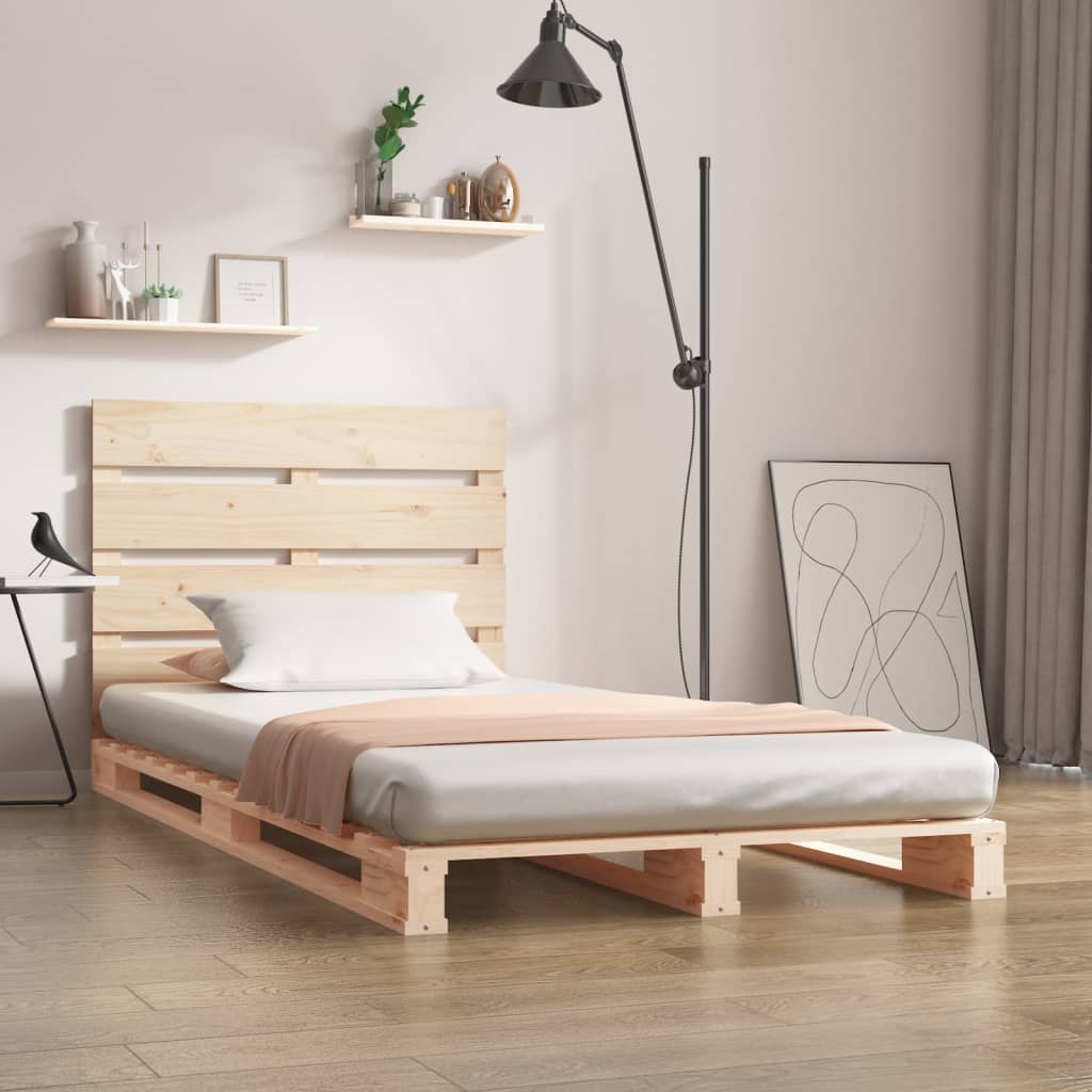 Bed Frame Without Mattress Solid Wood Pine