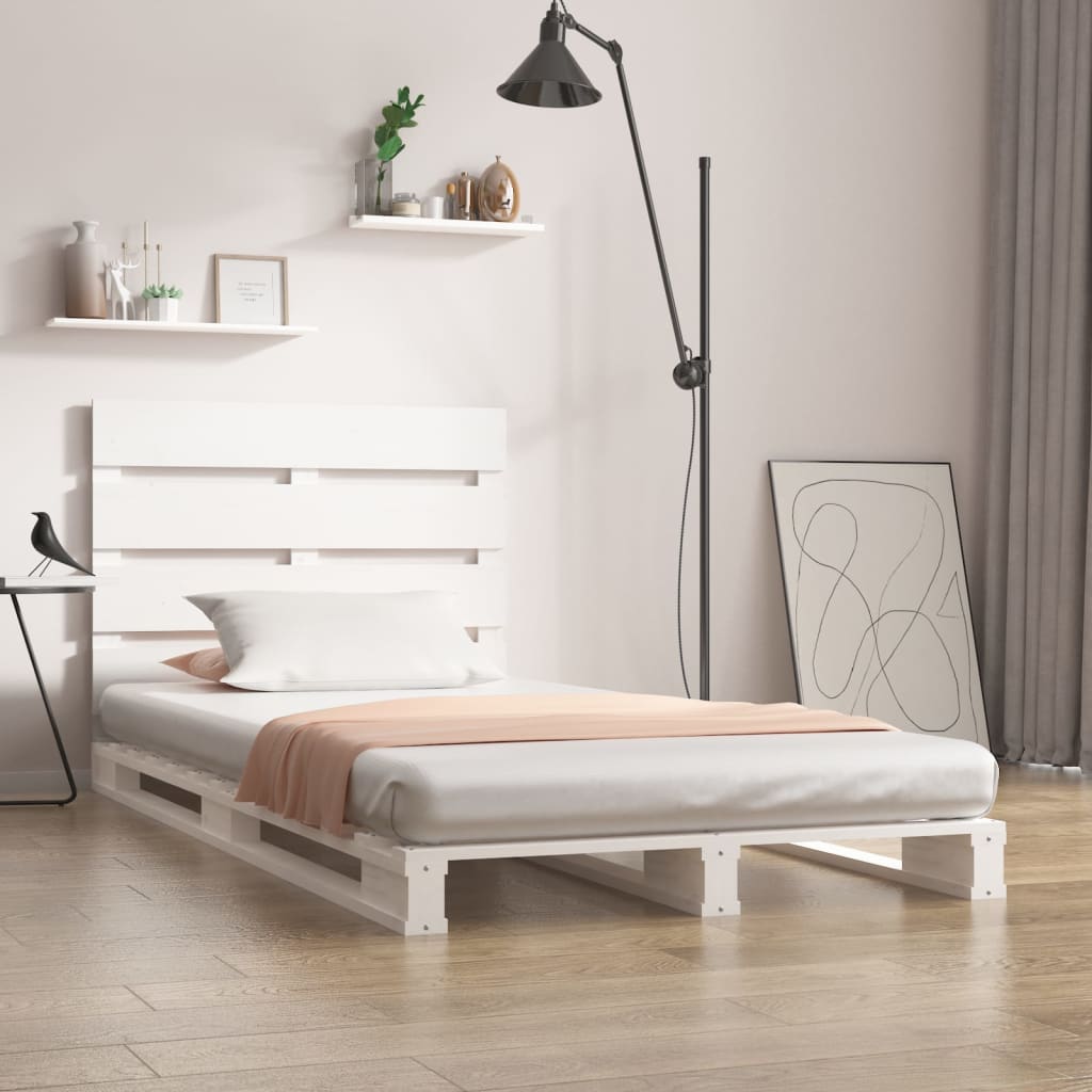 Bed Frame Without Mattress Solid Wood Pine