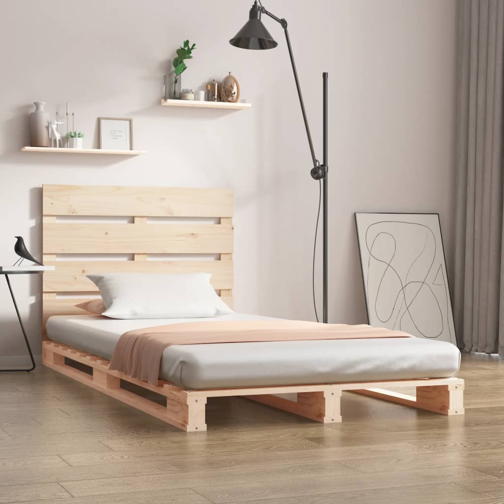 Bed Frame Without Mattress Solid Wood Pine