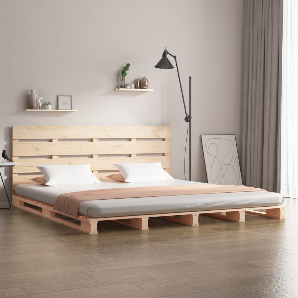 Bed Frame Without Mattress Solid Wood Pine