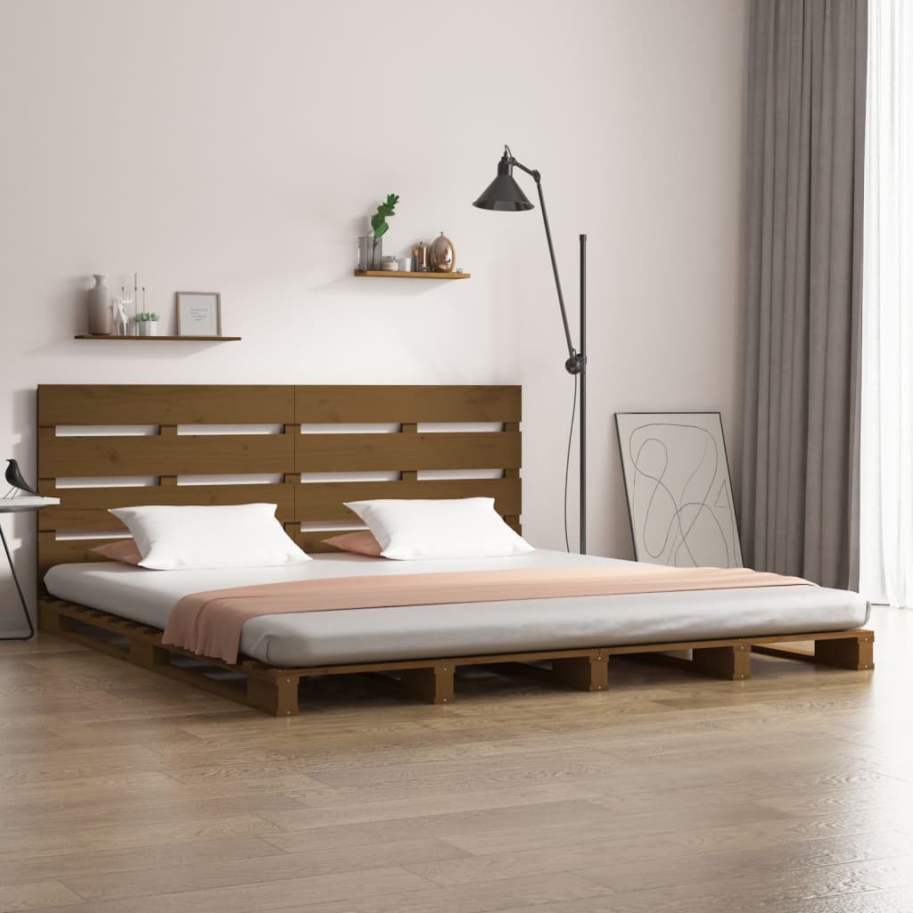 Bed Frame Without Mattress Solid Wood Pine