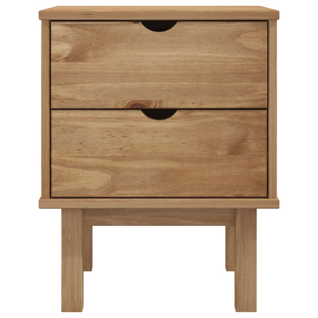 Bedside Cabinet Otta 45X39X57 Cm Solid Wood Pine