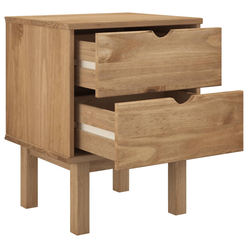 Bedside Cabinet Otta 45X39X57 Cm Solid Wood Pine