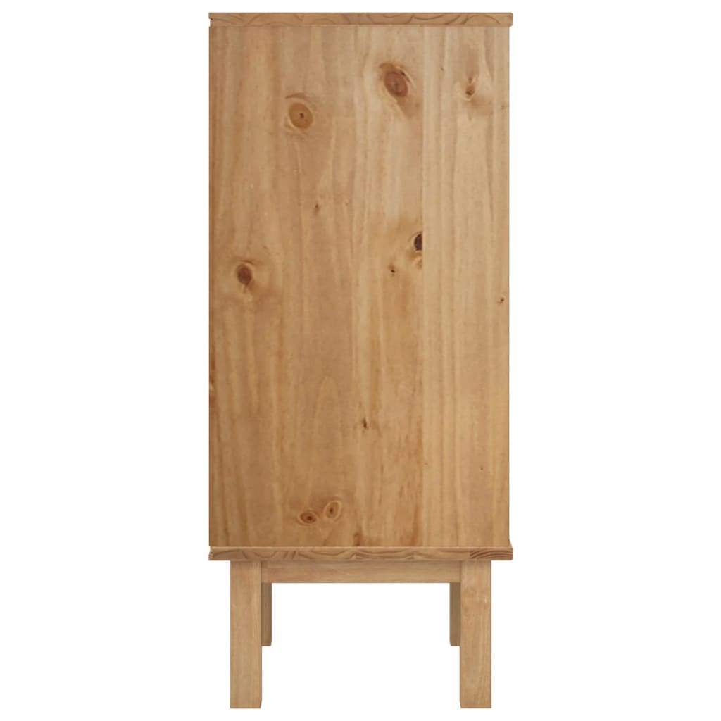 Drawer Cabinet Otta 45X39X90Cm Solid Wood Pine