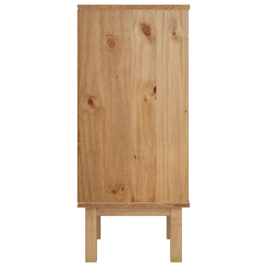 Drawer Cabinet Otta 76.5X39.5X90Cm Solid Wood Pine