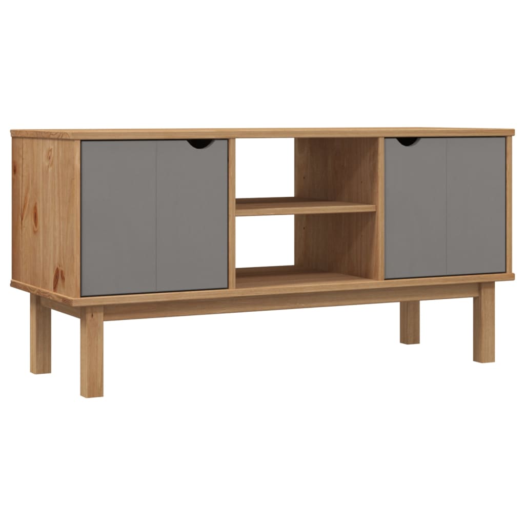 Tv Cabinet Otta 113.5X43X57 Cm Solid Wood Pine