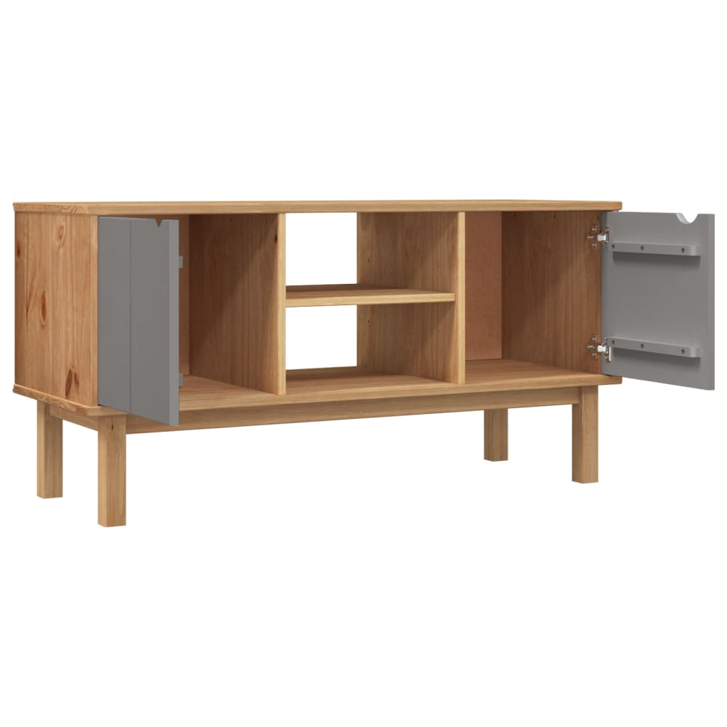Tv Cabinet Otta 113.5X43X57 Cm Solid Wood Pine