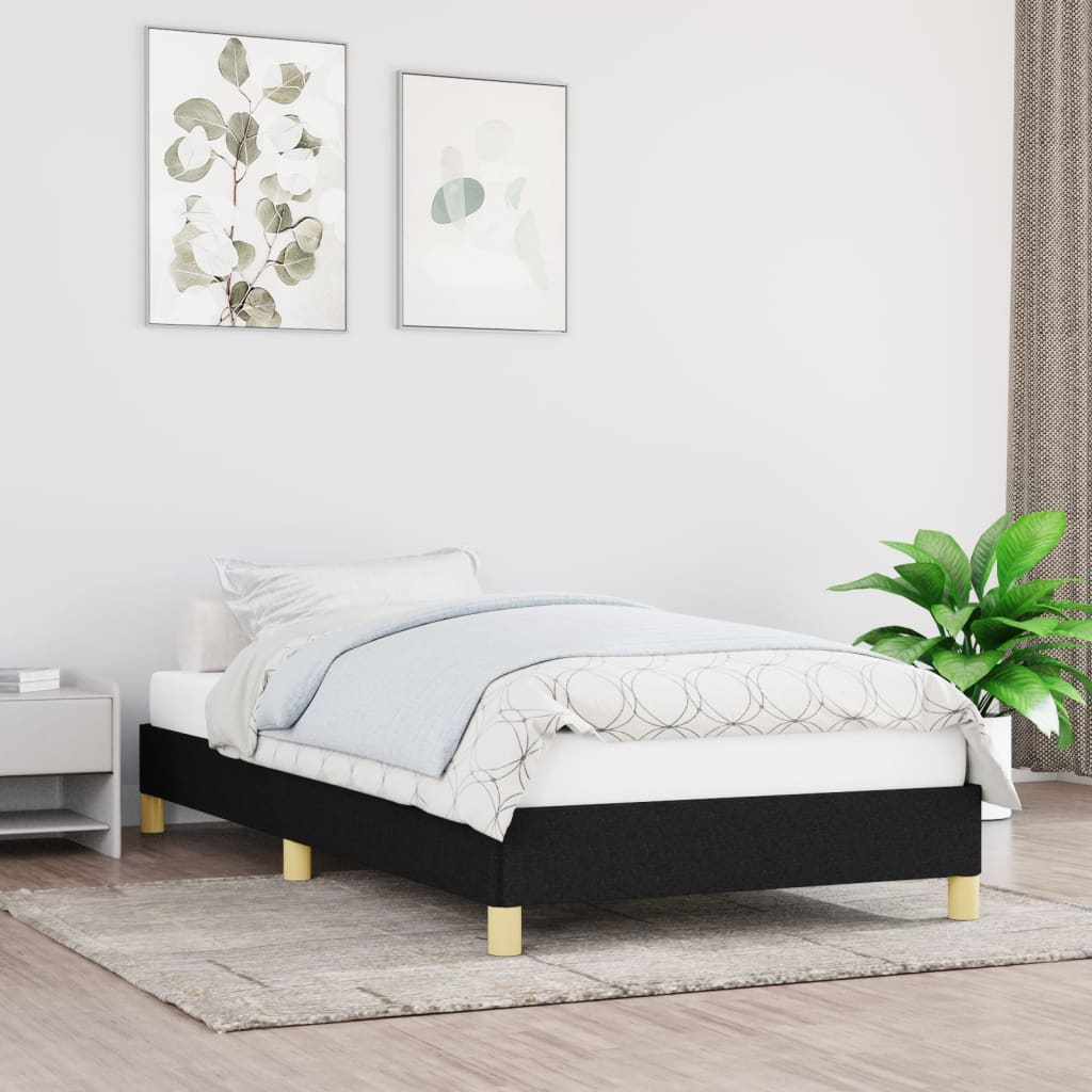 Bed Frame Without Mattress 90X190 Cm Single Single Fabric