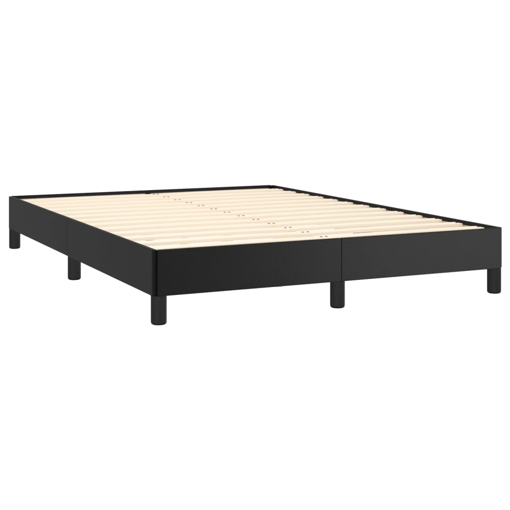 Bed Frame Without Mattress 135X190 Cm Double Double Faux Leather
