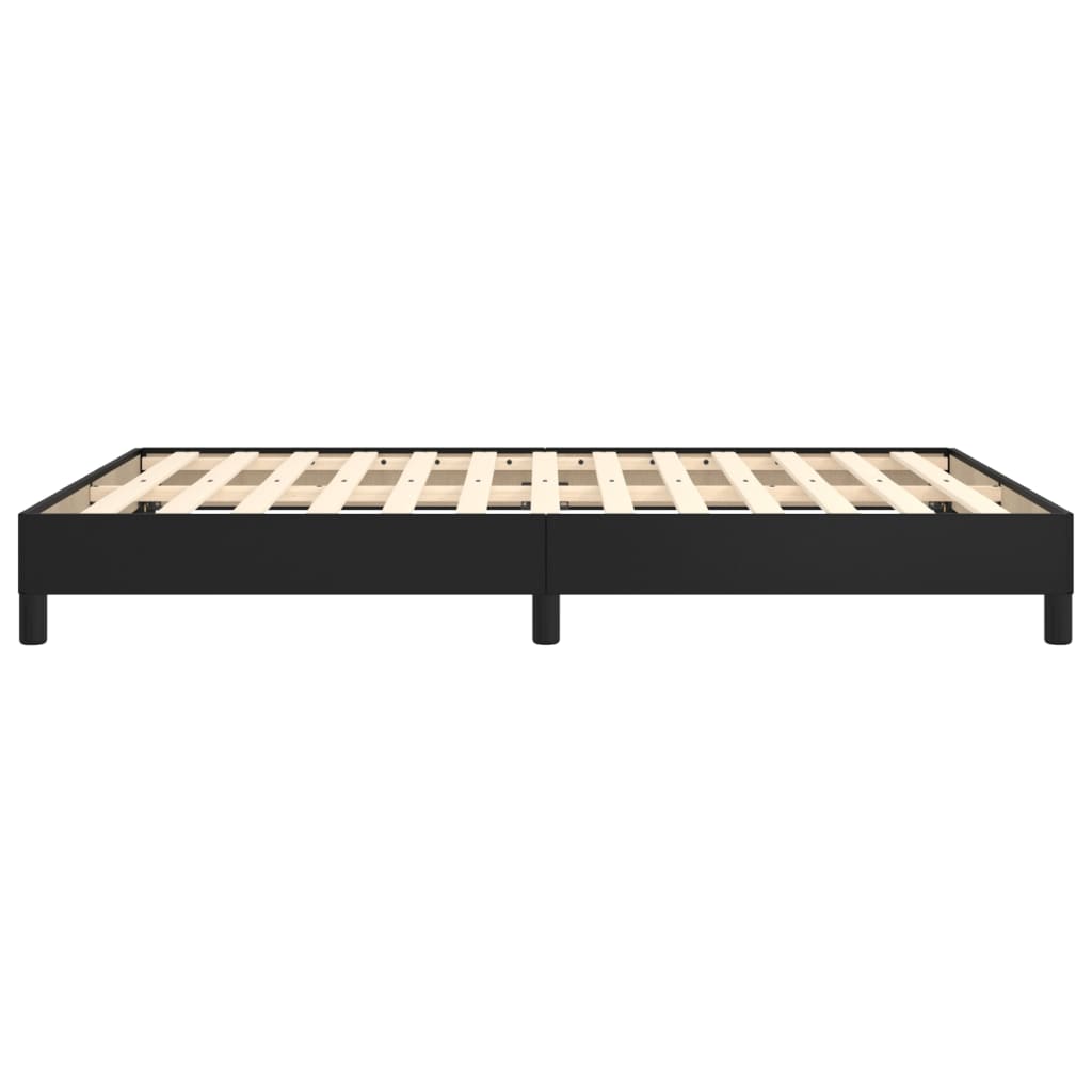 Bed Frame Without Mattress 135X190 Cm Double Double Faux Leather