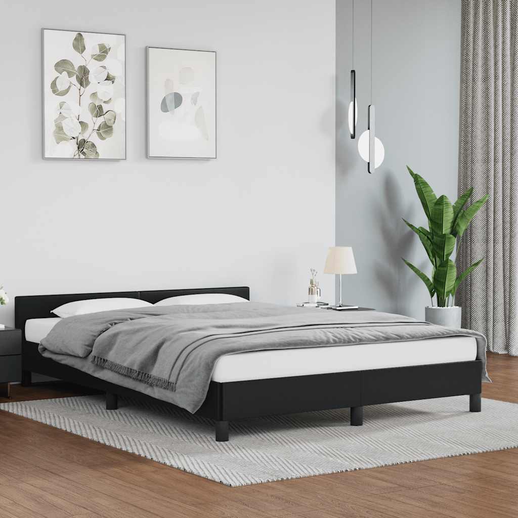 Bed Frame Without Mattress 180X200Cm Super King Faux Leather