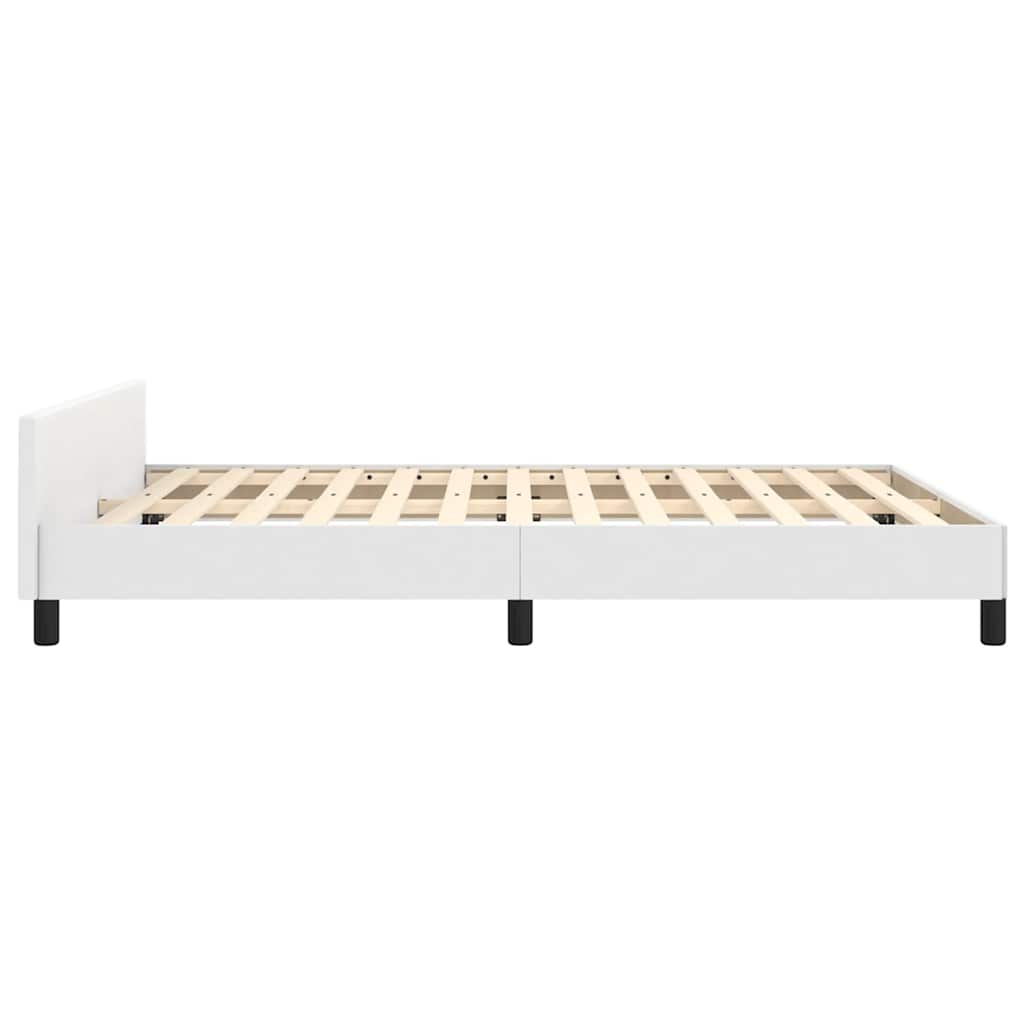 Bed Frame Without Mattress 180X200Cm Super King Faux Leather