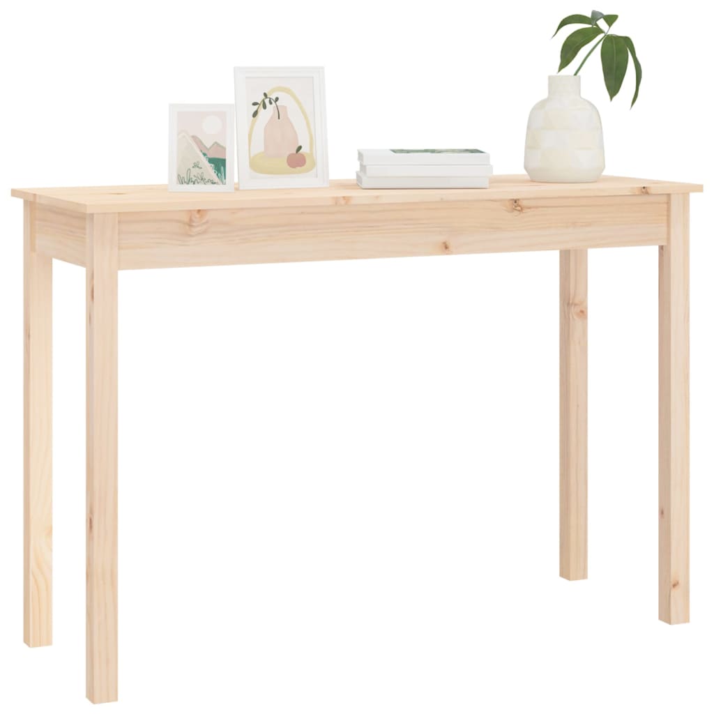 Console Table 110X40X75 Cm Solid Wood Pine