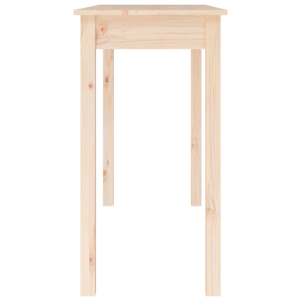 Console Table 110X40X75 Cm Solid Wood Pine