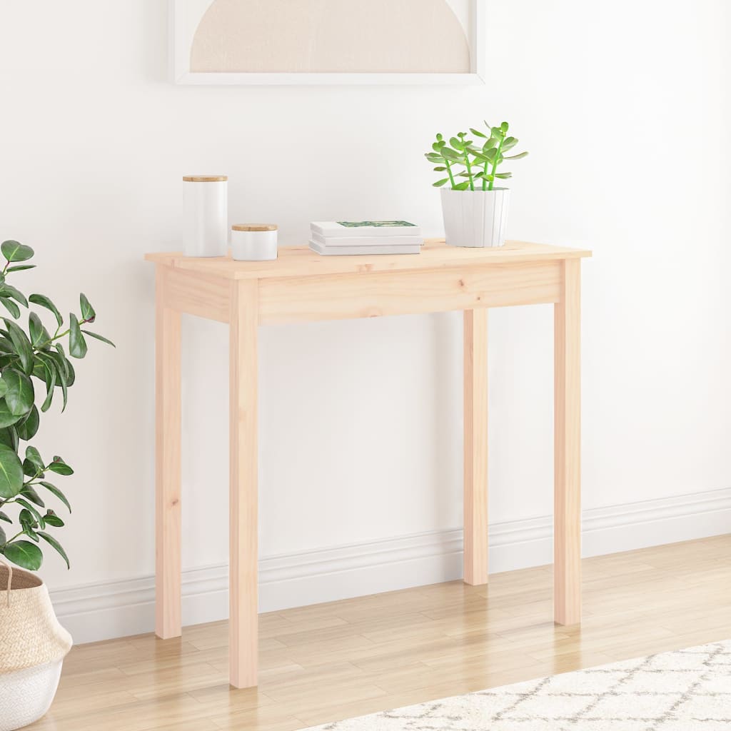Console Table 110X40X75 Cm Solid Wood Pine