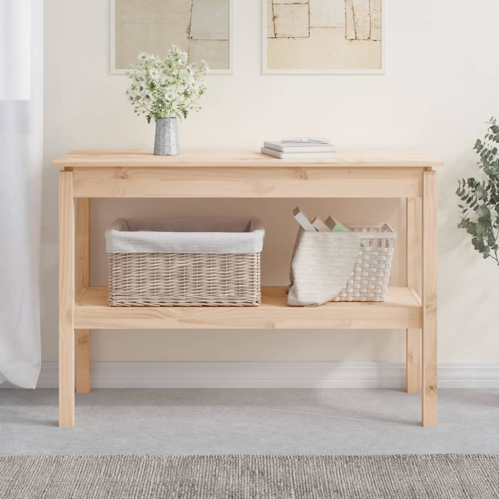 Console Table 80X40X75 Cm Solid Wood Pine