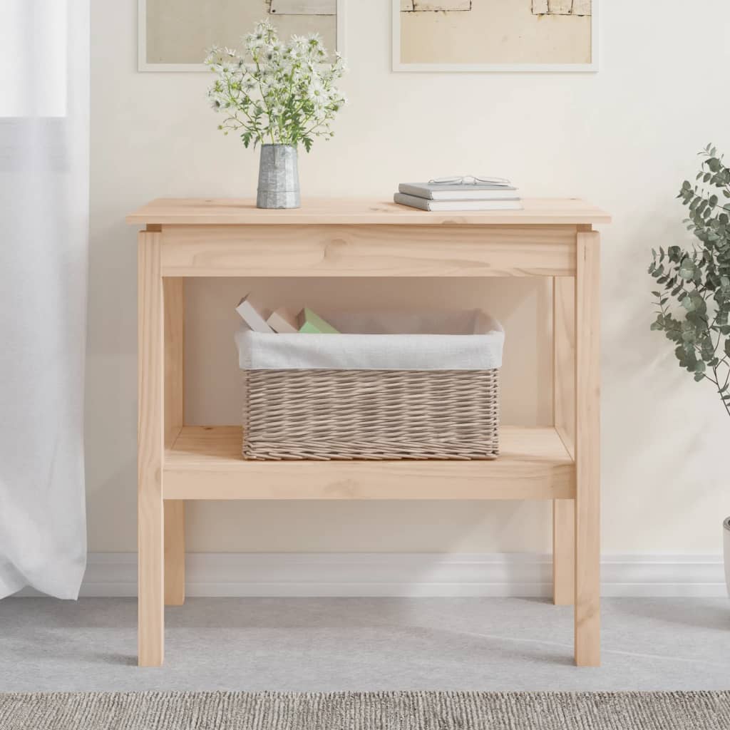 Console Table 80X40X75 Cm Solid Wood Pine