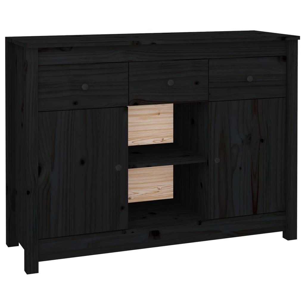 Sideboard 100X35X74,5 Cm Solid Wood Pine