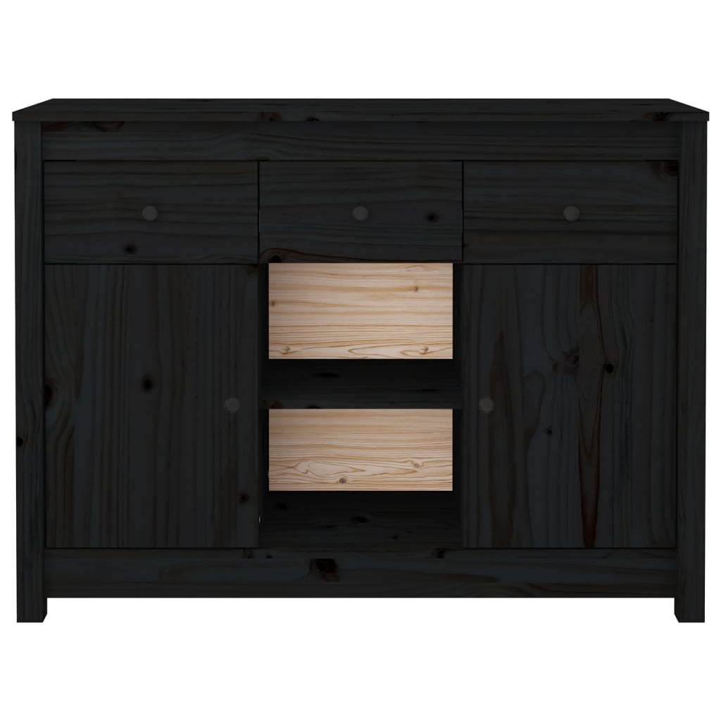 Sideboard 100X35X74,5 Cm Solid Wood Pine