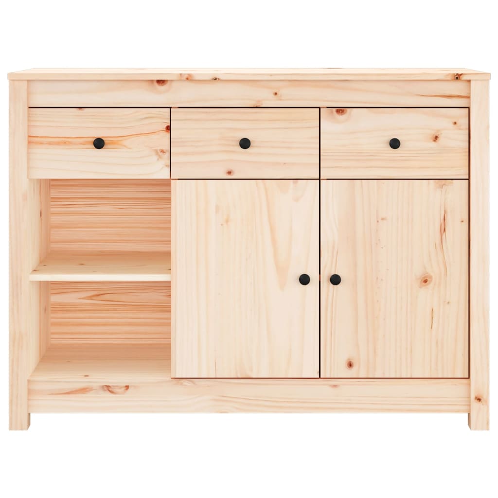 Sideboard 100X35X74 Cm Solid Wood Pine