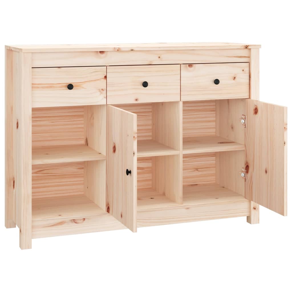 Sideboard 100X35X74 Cm Solid Wood Pine