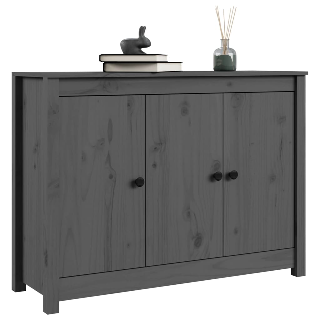 Sideboard 100X35X74 Cm Solid Wood Pine