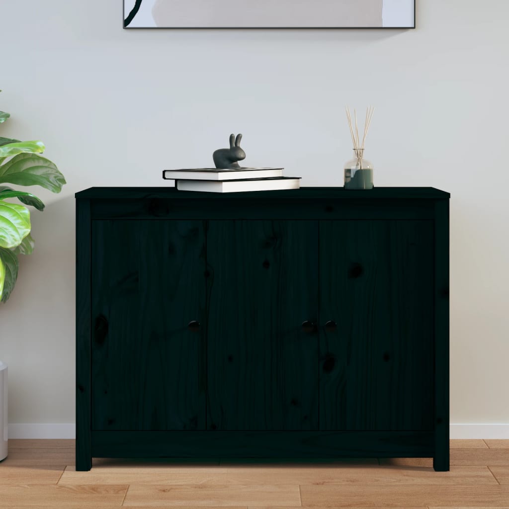 Sideboard 100X35X74 Cm Solid Wood Pine