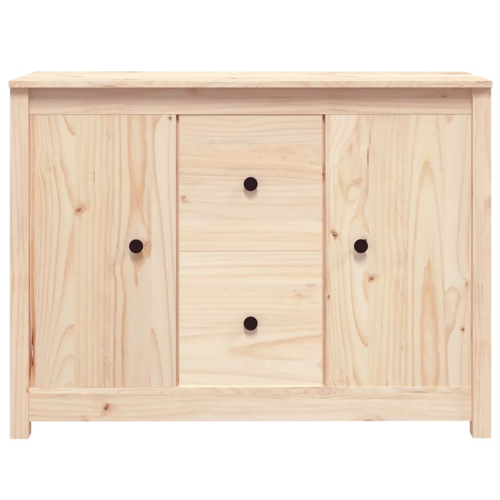 Sideboard 100X35X74 Cm Solid Wood Pine