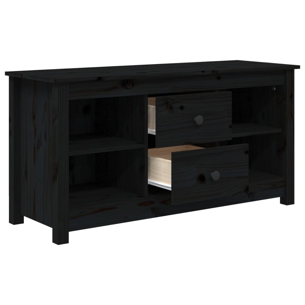 Tv Cabinet 103X36.5X52 Cm Solid Wood Pine