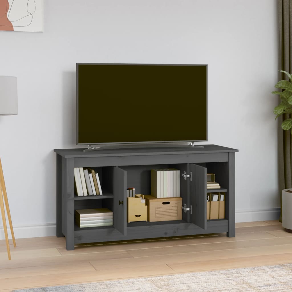 Tv Cabinet 103X36,5X52 Cm Solid Wood Pine