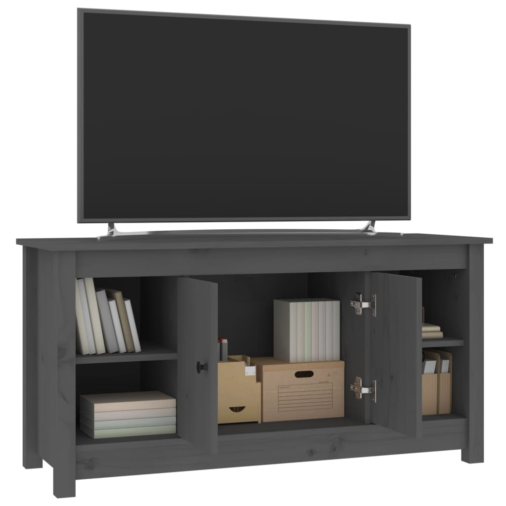 Tv Cabinet 103X36,5X52 Cm Solid Wood Pine