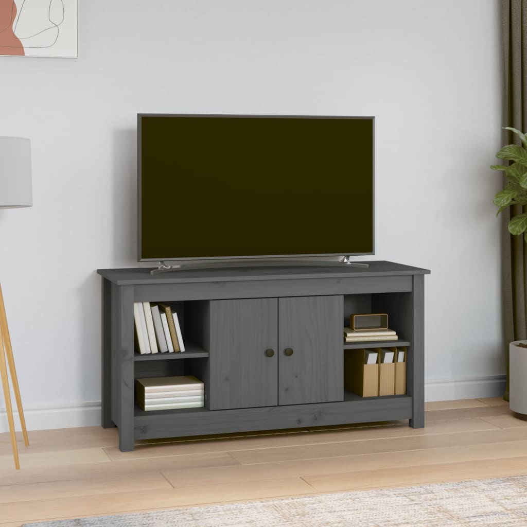 Tv Cabinet 103X36,5X52 Cm Solid Wood Pine